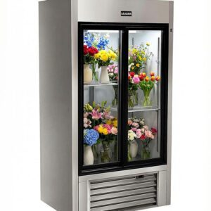 Leader NLS38F 38" Sliding Glass Door Flower Merchandiser 115 Volts