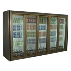 Universal Coolers ADM-5 126" 5 Swing Glass Door Merchandiser Refrigerator - Remote Unit
