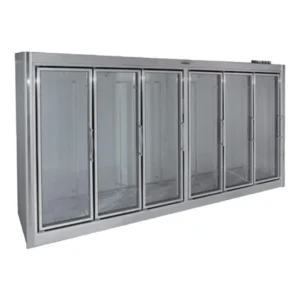 Universal Coolers ADM-6 150" 6 Swing Glass Door Merchandiser Refrigerator - Remote Unit