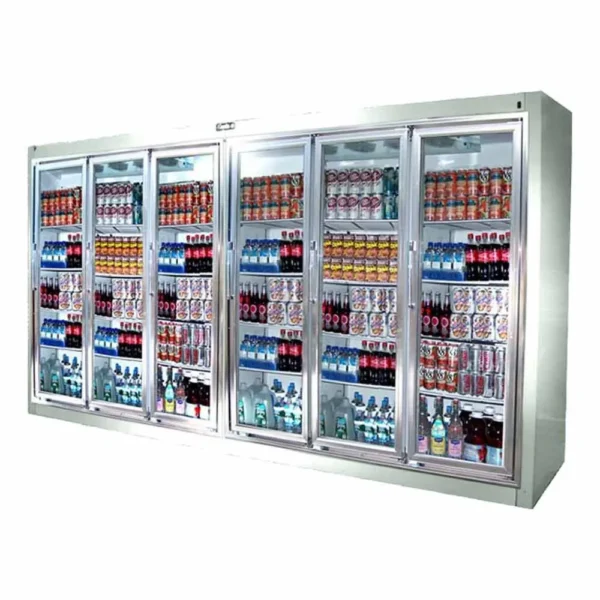Universal Coolers ADM-6 150" 6 Swing Glass Door Merchandiser Refrigerator - Remote Unit - Image 2