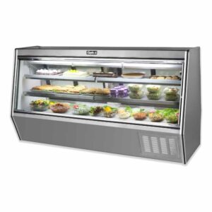 Leader NRHD96ES 96″ High Deli Case Refrigerated – ETL Sanitation Certified – 120 Volts