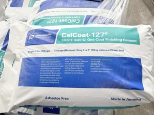 CalCoat-127 1200 F (649 C) One Coat Finishing Cement 45 lbs Bag